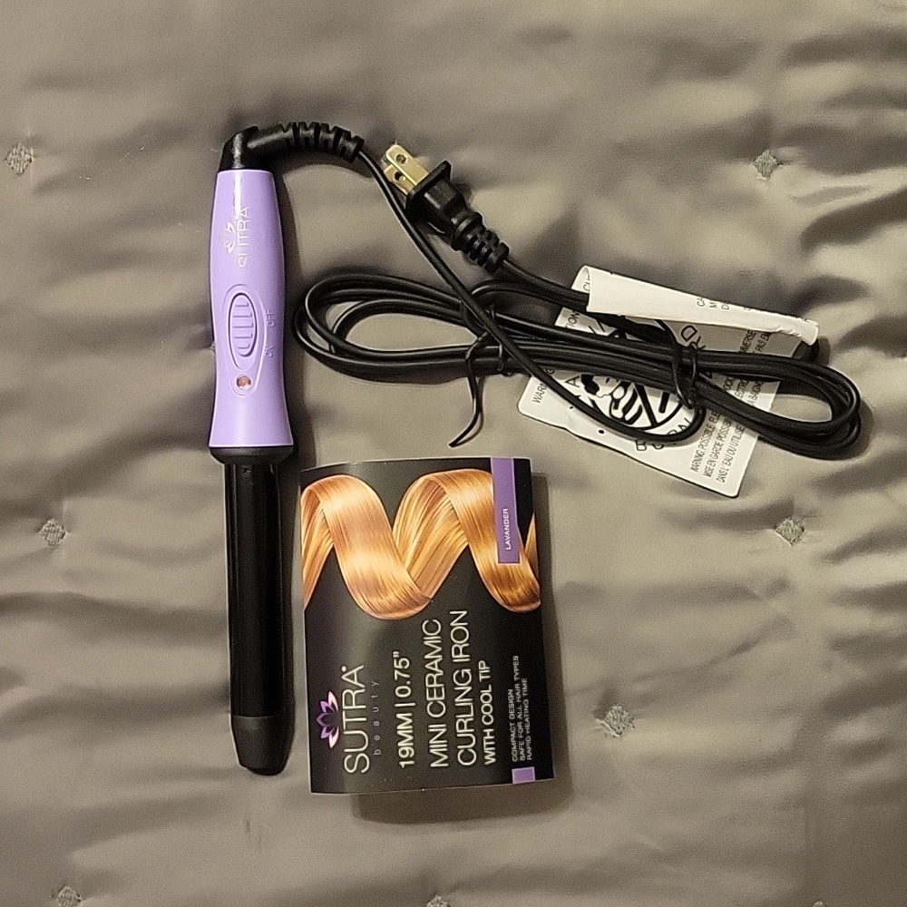 MINI Ceramic Curling Iron With Cool Tip - 0.75"